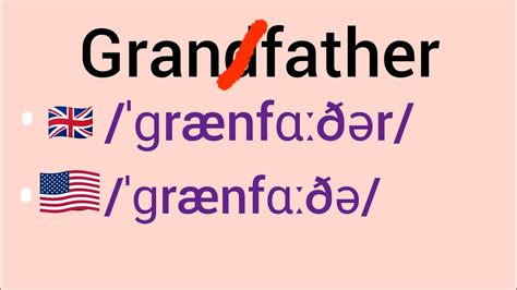 how to pronounce grandfather|How to pronounce grandfather 